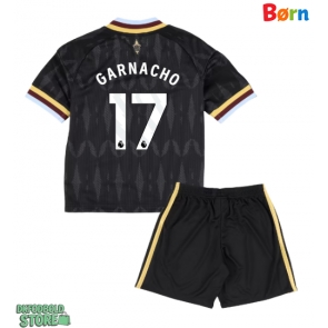 Aston Villa Alejandro Garnacho #17 Replika Babytøj Udebanesæt Børn 2026-27 Kortærmet (+ Korte bukser)